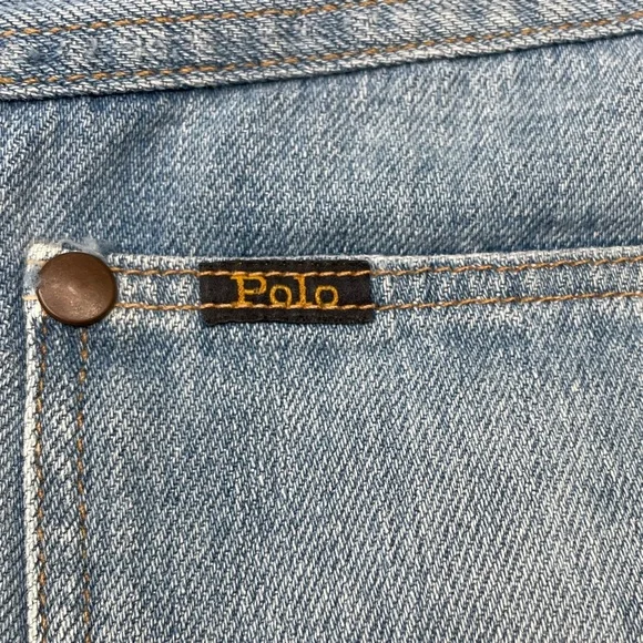 Polo Ralph Lauren Denim Belted Mini Skirt - Picture 10 of 11